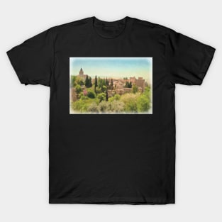 A View of the Alhambra Palace T-Shirt